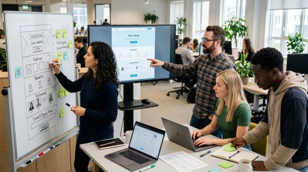 Key elements of a high-converting landing page layout